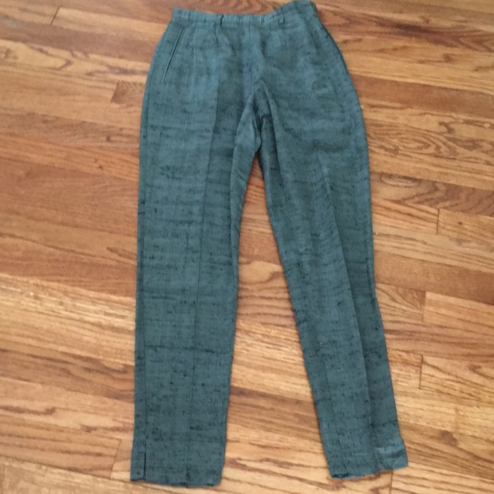 Italian silk pants.
